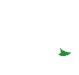 Fernie Fox logo with green tail