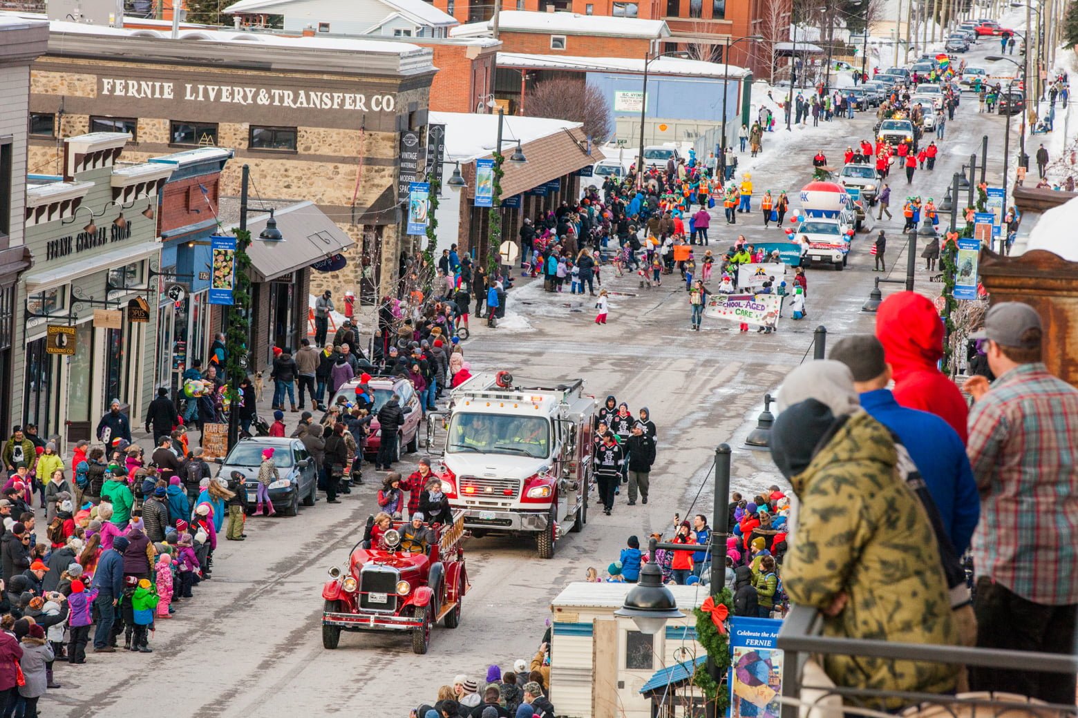 Griz Days parade through Fernie