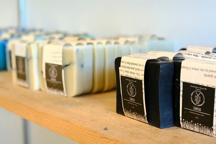 Soco Soaps skincare shop in Fernie 