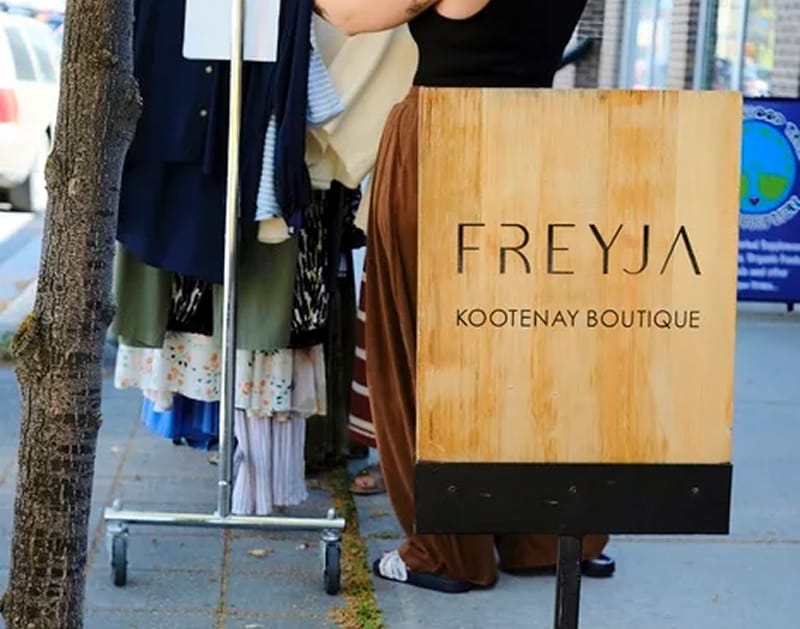 Freyja Kootney Boutique in Fernie