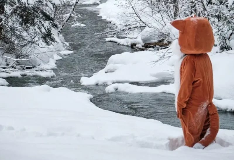 Winter photography in stunning mountains